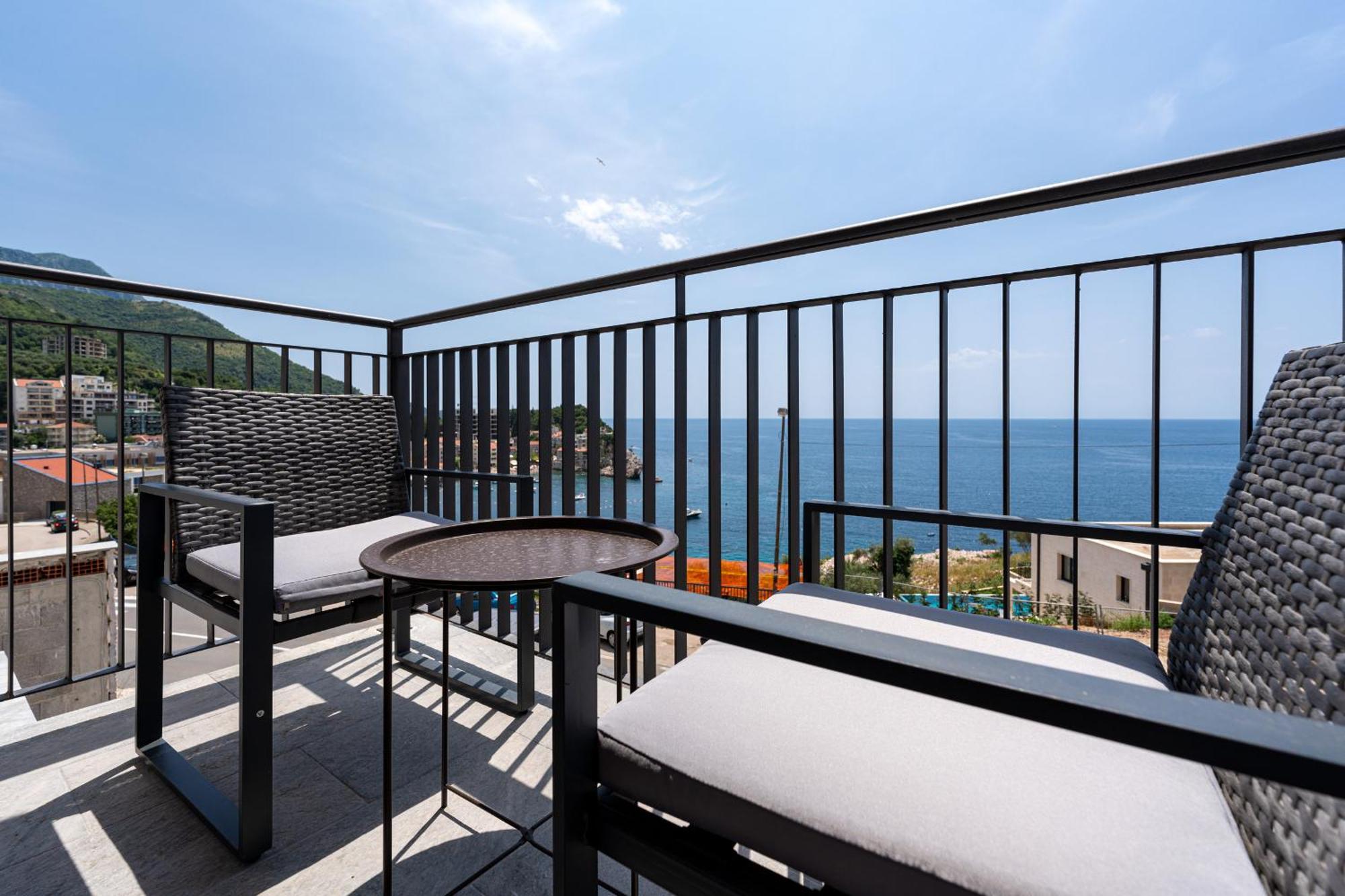 Niki Apartments Przno Свети-Стефан Экстерьер фото
