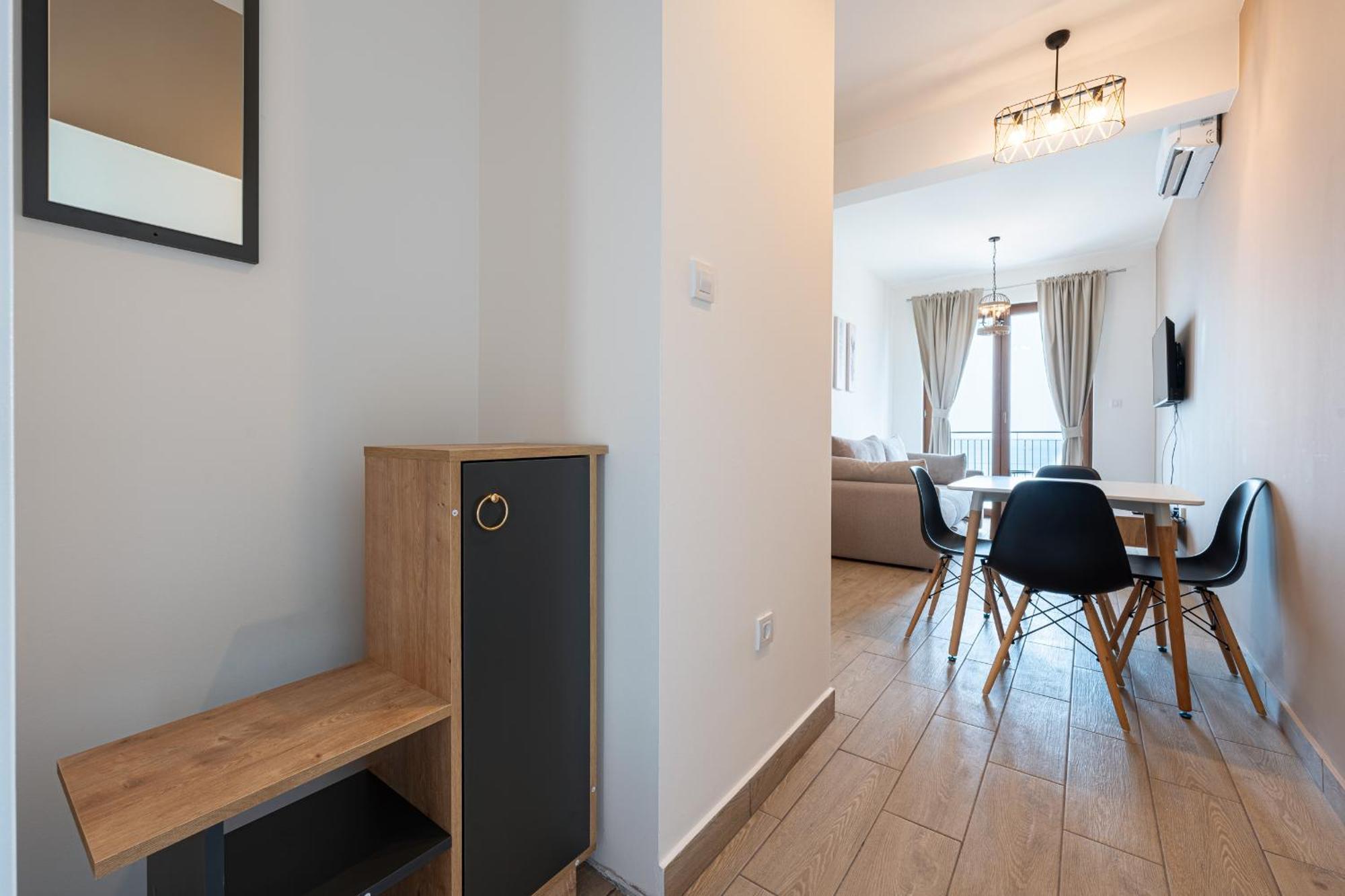 Niki Apartments Przno Свети-Стефан Экстерьер фото